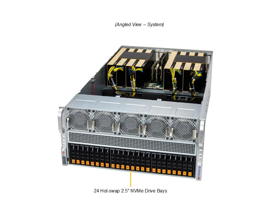 Supermicro SYS-522GA-NRT | 8x NVIDIA RTX PRO 6000 Blackwell PCIe Server - Image 4